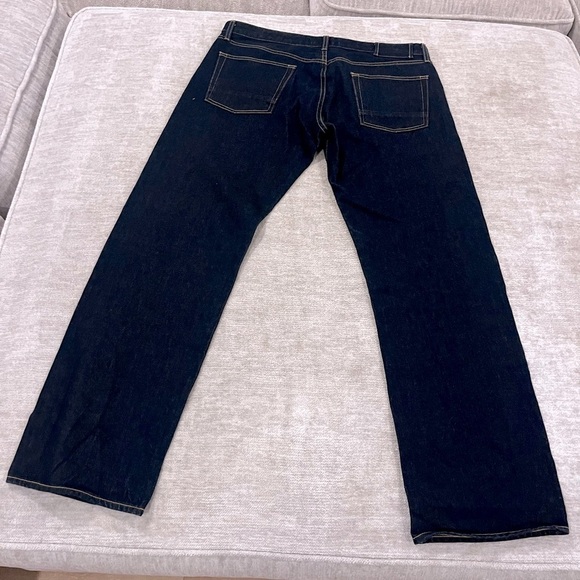 Vince Dark Wash Denim Men’s Straight Leg Jean in Rigid Wash Size 38 - Picture 1 of 8
